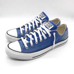 CONVERSE Low Top Bleached Sneakers Mens Sz 11